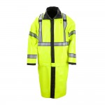 New Long Reversible High Vis Rain Coat